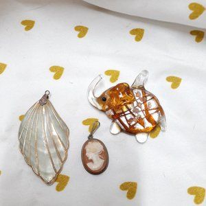 Elegant Woman's Brooches